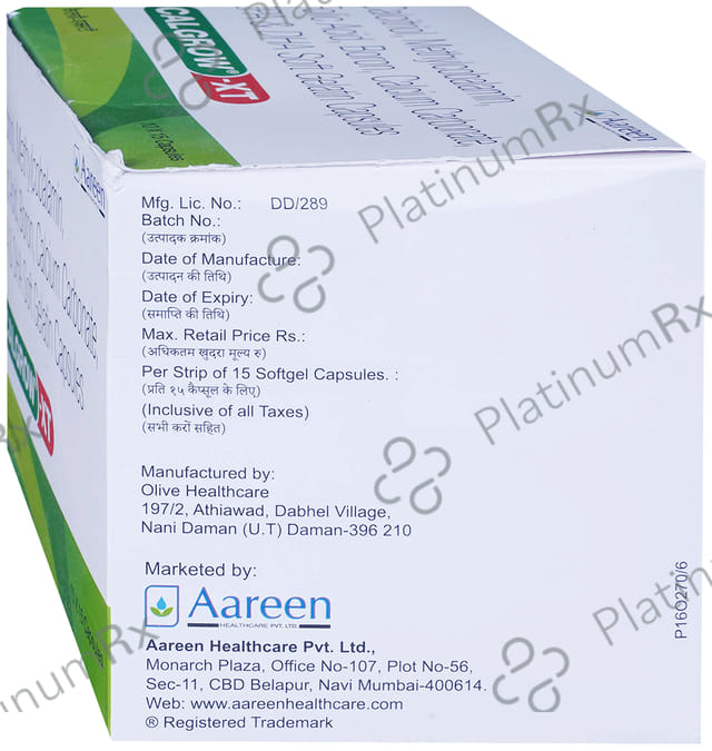 Calgrow XT Soft Gelatin Capsule 15s