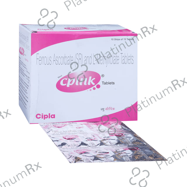 New Cpink 100mg/500mcg Tablet SR 15s