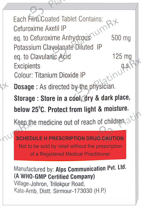 Curextil CV 500/125mg Tablet 10s