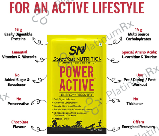 Steadfast Nutrition Power Active Energy + Recovery Chocolate