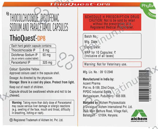 Thioquest DP8 Capsule