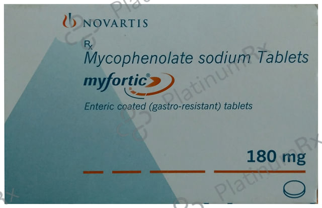 Myfortic 180mg Tablet 10s