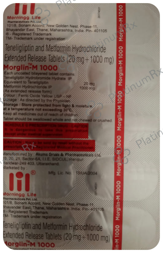 Morglin-M 1000 Tablet ER