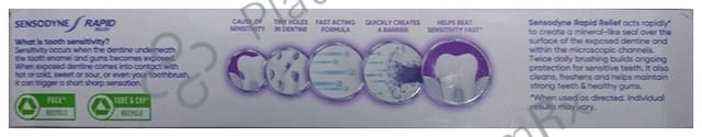 Sensodyne Rapid Relief Sensitive Toothpaste 80gm
