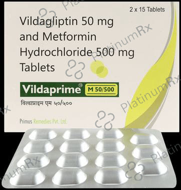 Vildaprime M 500/50mg Tablet 15s