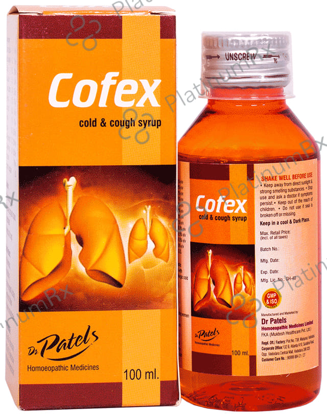 Dr. Patel's Cofex Cold & Cough Syrup