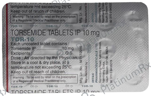 TOR 10mg Tablet 15s
