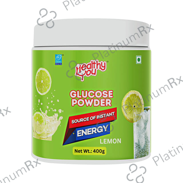 Healthy You Glucose Instant Drink with Vitamin C Lemon Powder 400 gm