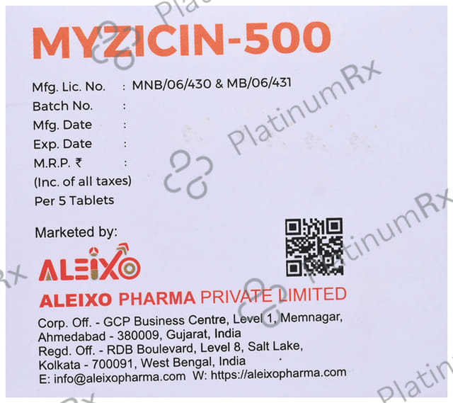 Myzicin 500 Tablet