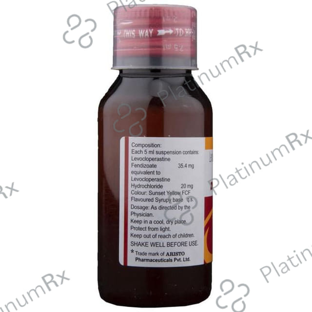 Zerotuss 20mg Oral Suspension 60ml