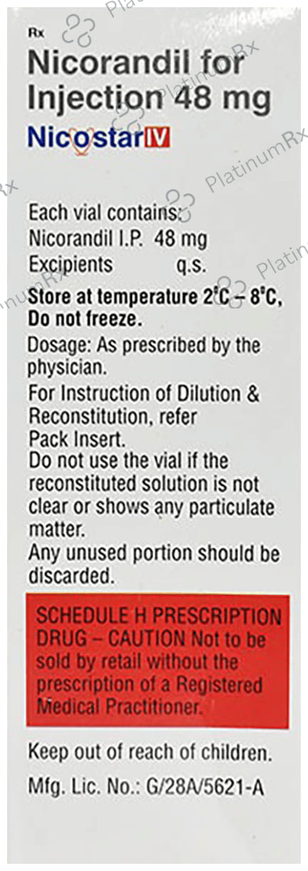 Nicostar 48mg Injection