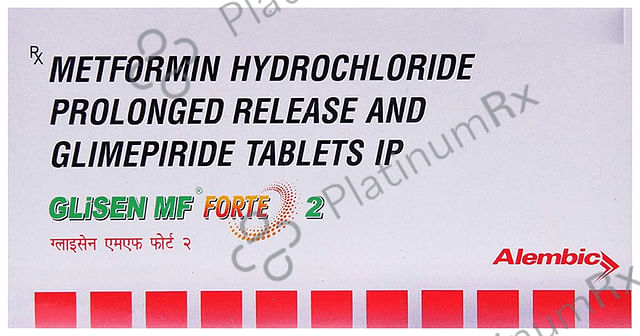 Glisen MF Forte 2/1000mg Tablet PR 15s