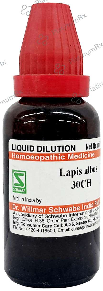 Dr Willmar Schwabe India Lapis Albus Dilution 30 CH