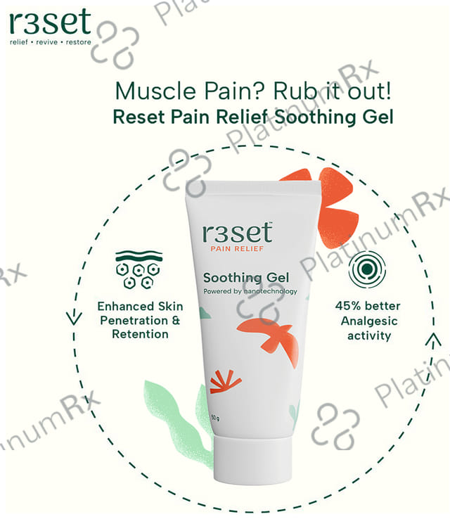 R3SET Instant Pain Relief Nanotech Gel