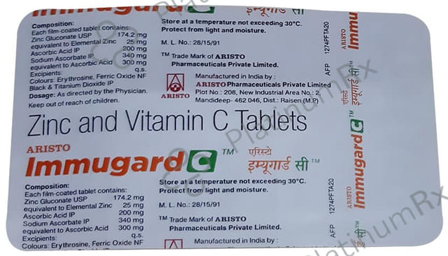 Aristo Immugard C Tablet
