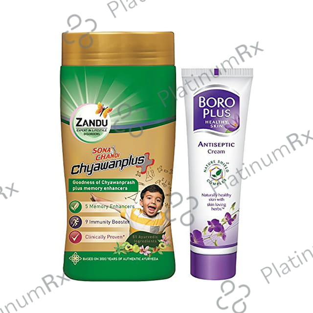 Zandu Sona Chandi Chyawanplus with Boro Plus Free 450 gm