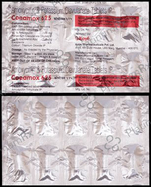 Coeamox 625mg Tablet 10s