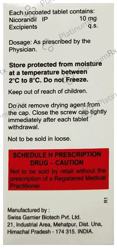 Nikos 10mg Tablet 30s