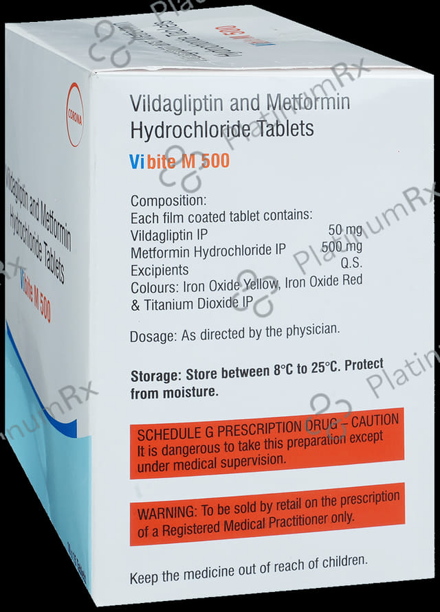 Vibite M 500/50mg Tablet 15s