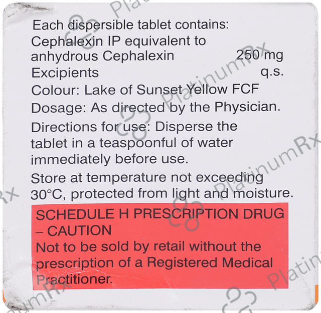 Sporidex DS 250mg Tablet 10s