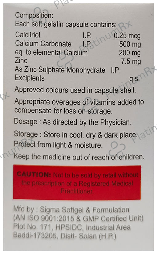 Elcitriol Softgel Capsule