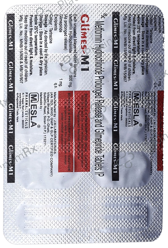 Glimes-M 1 Tablet PR