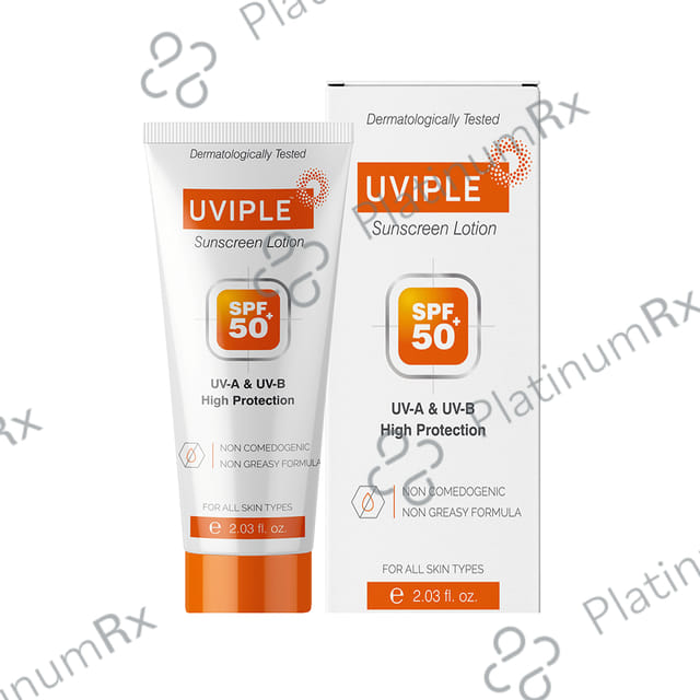 Uviple Sunscreen SPF 50+ Lotion 60gm