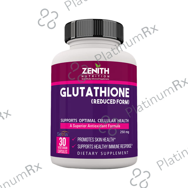 Zenith Nutrition Glutathione 250mg Capsule
