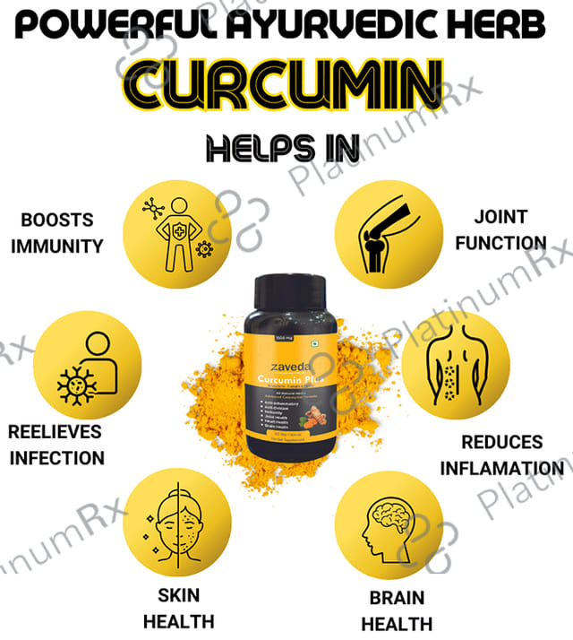 Zaveda Curcumin Plus Veg Capsule 60 vegicaps