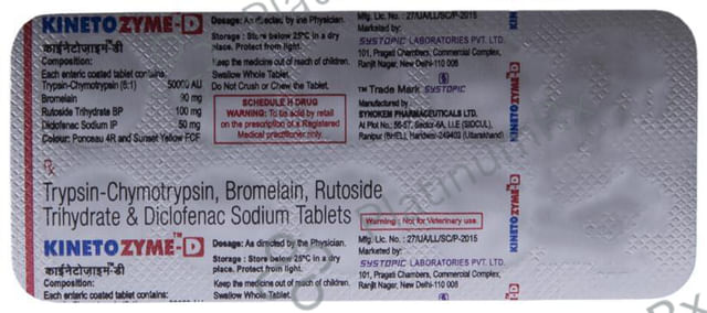Kinetozyme D Tablet 10s