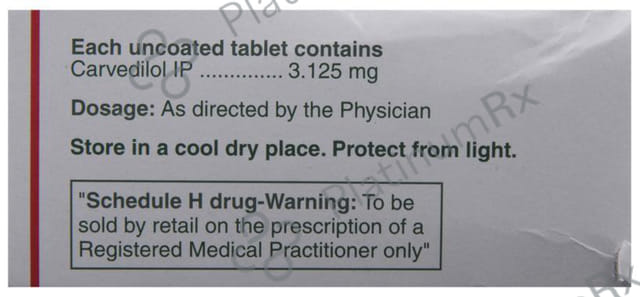 Carloc 3.125mg Tablet 10s