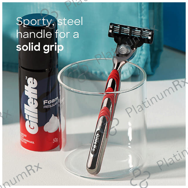 Gillette Mach 3 Shaving Razor Blades Turbo 6 units