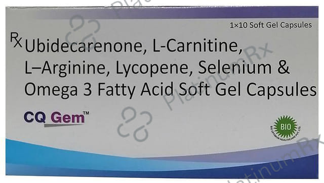 CQ Gem Soft Gelatin Capsule