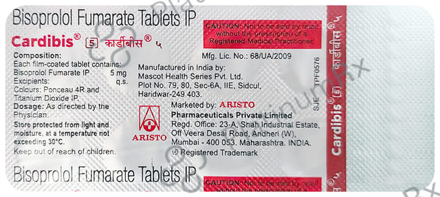 Cardibis 5mg Tablet 10s