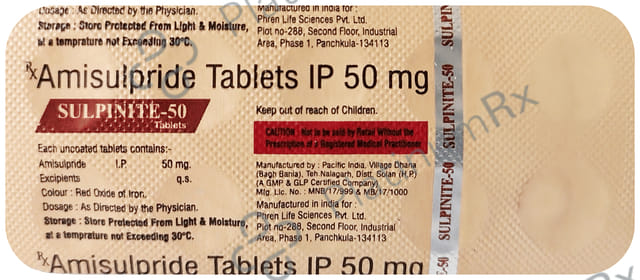 Sulpinite 50mg Tablet 10s
