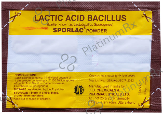 Sporlac Banana Sachet 1gm