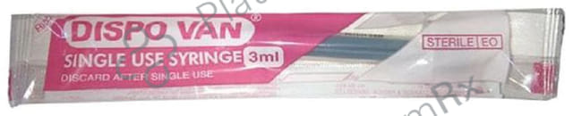 Dispovan Syringe with Needle 24G (1X3ml)