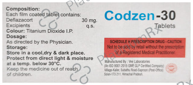 Codzen 30mg Tablet 10s