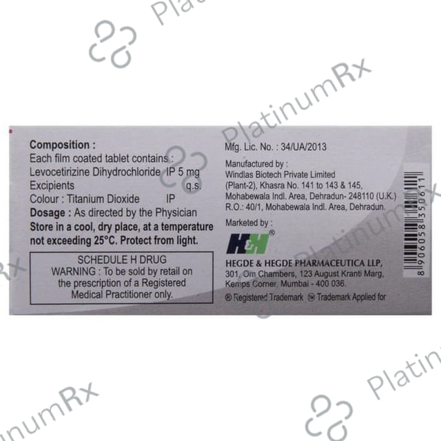 HHLEVO 5mg Tablet 10s