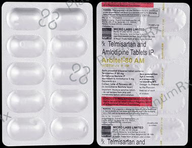 Arbitel 80/5mg AM Tablet 10s