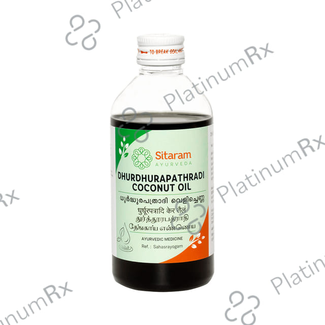 Sitaram Ayurveda Dhurdhurapathradi Coconut Oil