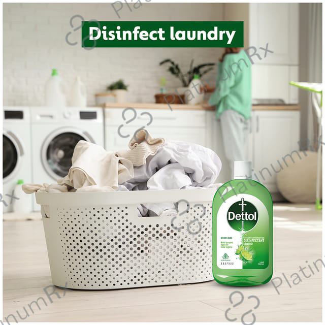 Dettol Multi Purpose Disinfectant Lime Fresh Liquid 1Ltr