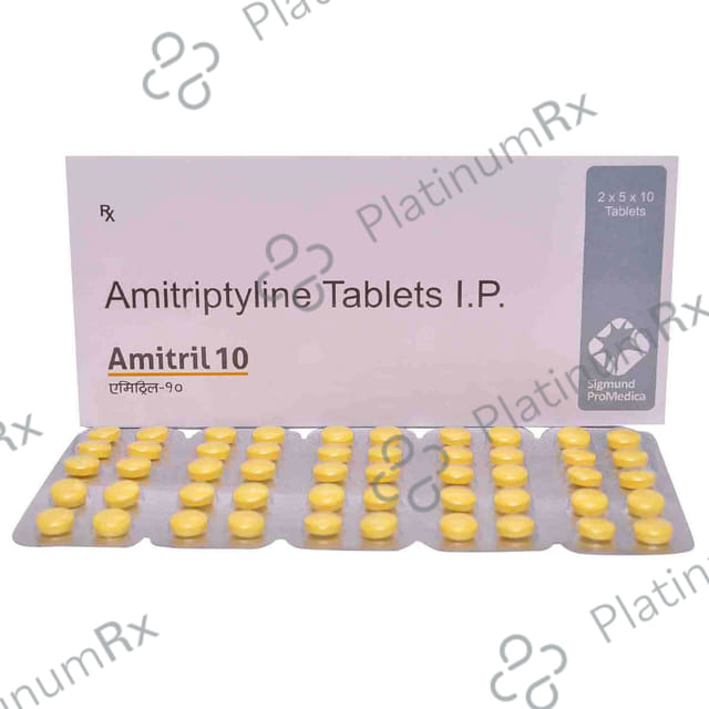 Amitril 10mg Tablet 10s