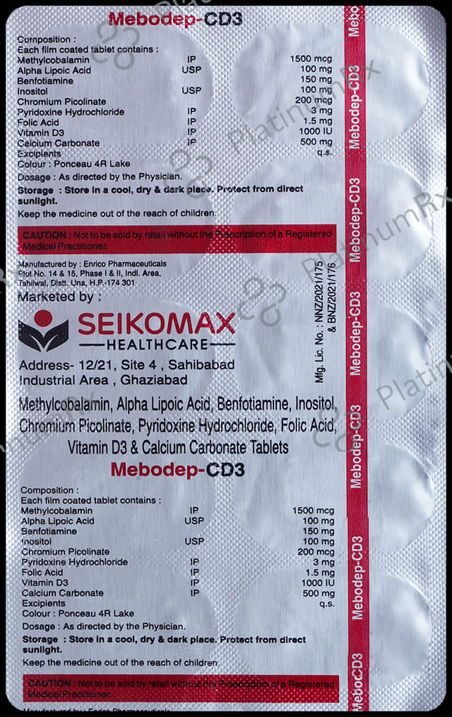 Mebodep CD3 Tablet 10s