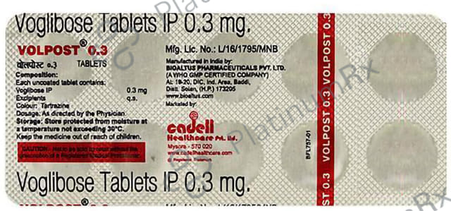Volpost 0.3mg Tablet 10s