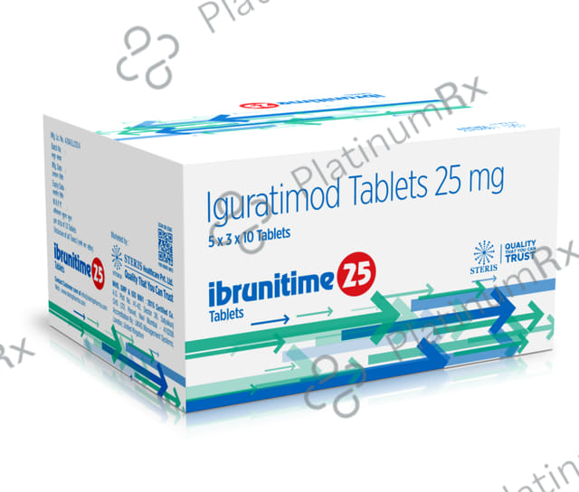 Ibrunitime 25mg Tablet 10s