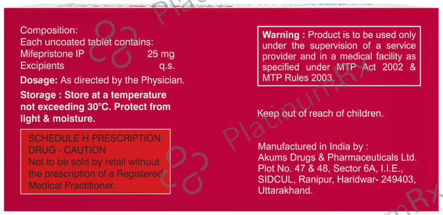 Mifiact 25mg Tablet