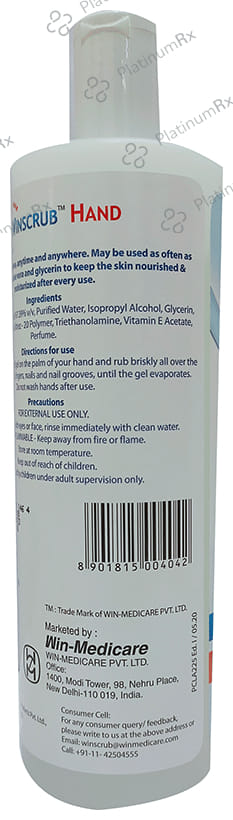 Winscrub Hand Instant Hand Sanitizer