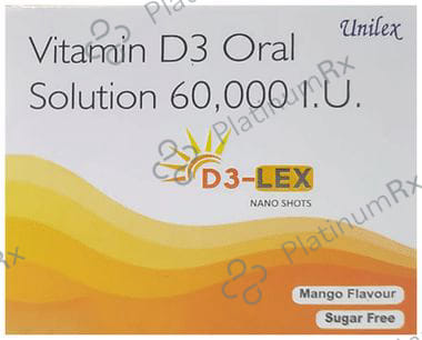 D3 Lex 60000IU Mango Flavour Nano Shots 5ml