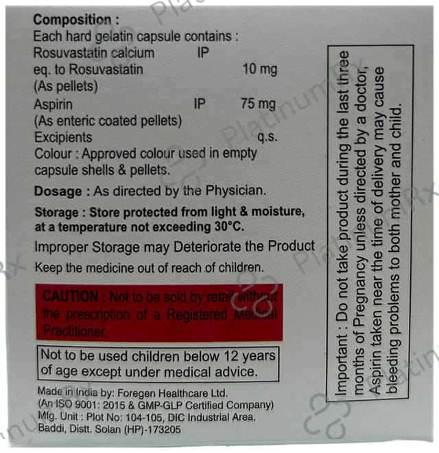 Xarostat-ASP 10 Capsule